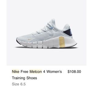 Nike free metcon 4 women’s training shoe